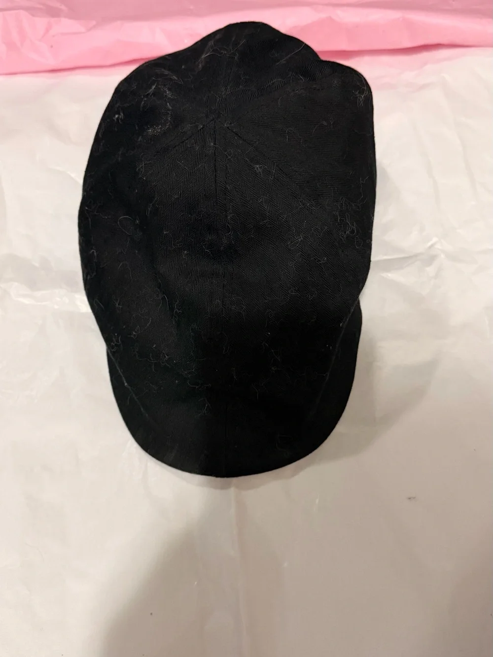 Men's Black Cap - Unbranded Minimalist Design